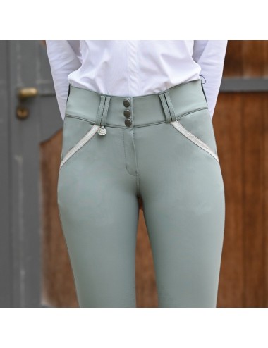 NOUVEAU - Pantalon d'équitation dame - Sofia - Vert sauge