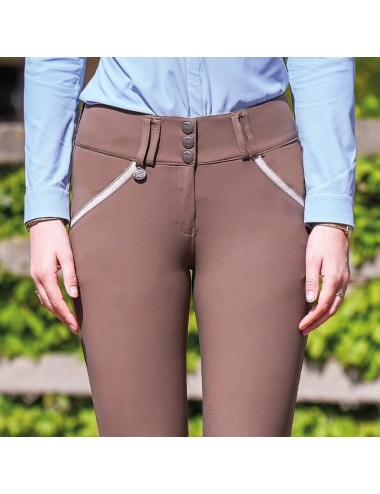 NOUVEAU - Pantalon d'équitation dame - Sofia - Grège